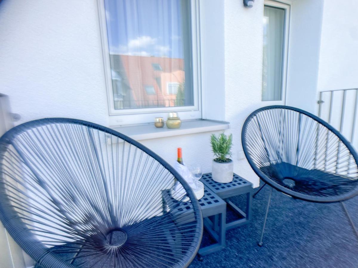 M-Style 02 Apartment Mit Balkon 24H Self-Check-In, Free Parking, Netflix ニュルンベルク エクステリア 写真